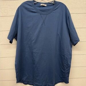 Men's Kliegou Short Sleeve Tee in Blue 100% Cotton